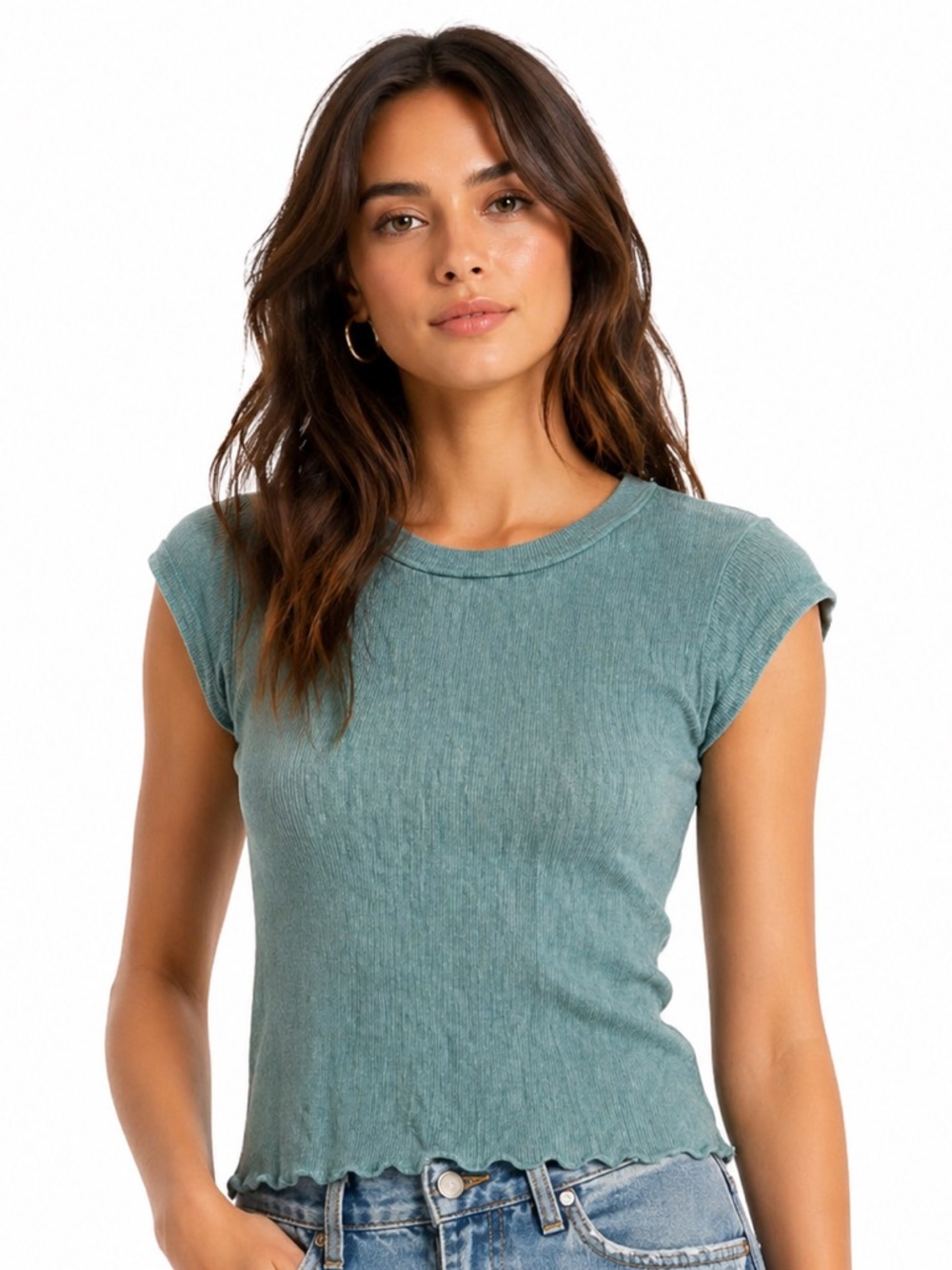 NEW FREE PEOPLE RIBBED TOP